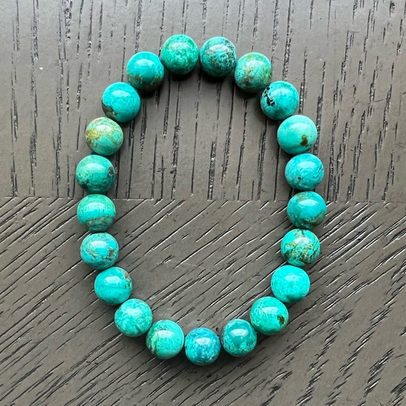 Phoenix turquoise bracelet 9mm SIZE 6.5’ - Picture 2 of 6